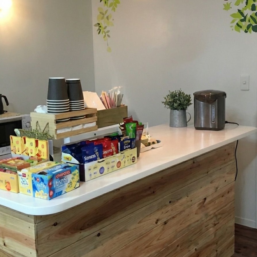 フリードリンク＆スナックコーナー